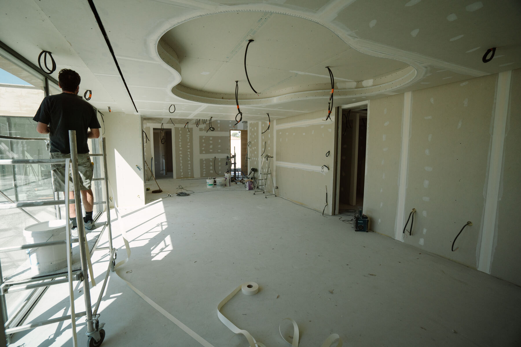 Pendant le chantier